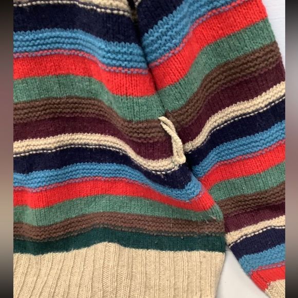Striped Multicolor Cardigan Sweater - Picture 5 of 11